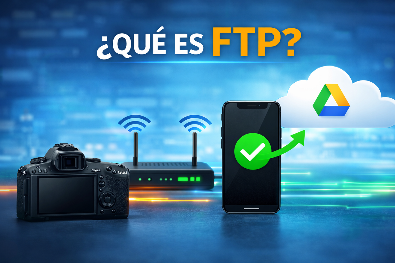 FTP camaras SONY sincronizalo. con tu camara profesional y hace backups