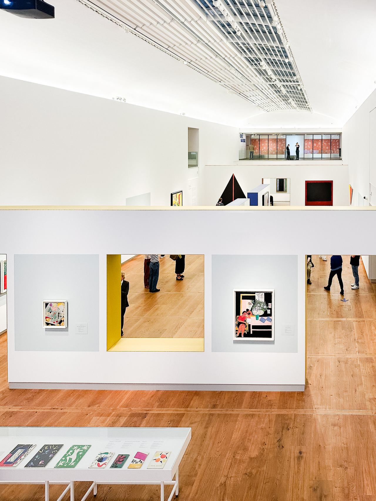 View across the Chez Matisse exhibition galleries at H’ART Museum in Amsterdam, with artworks displayed across the museum’s open interior.