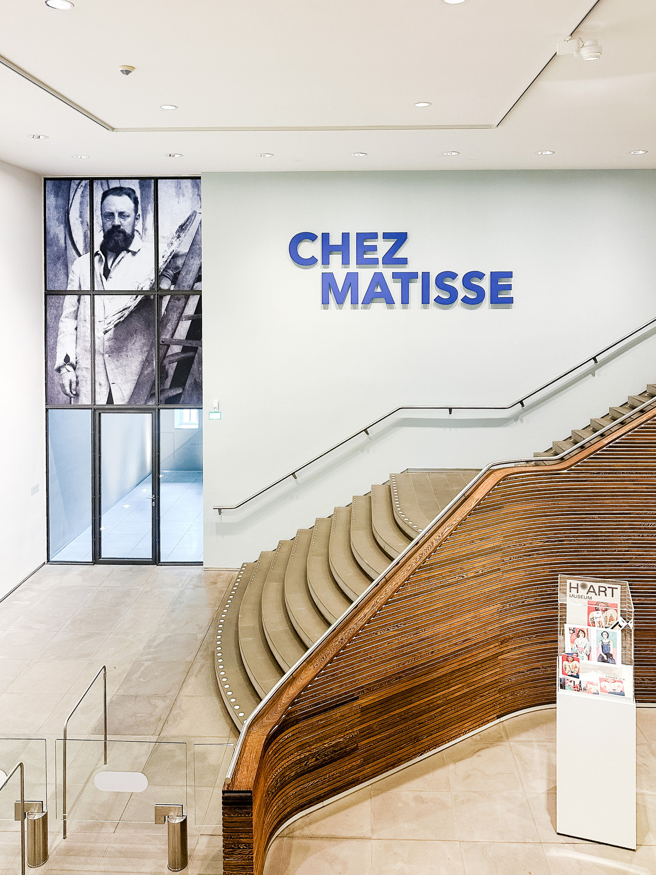 Chez Matisse exhibition entrance at H’ART Museum in Amsterdam.