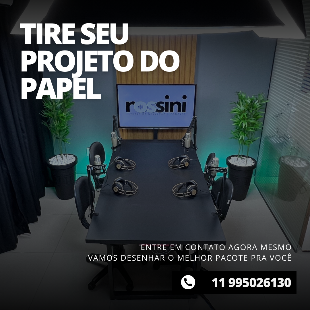 Tire seu projeto do papel e tenha seu podcast
