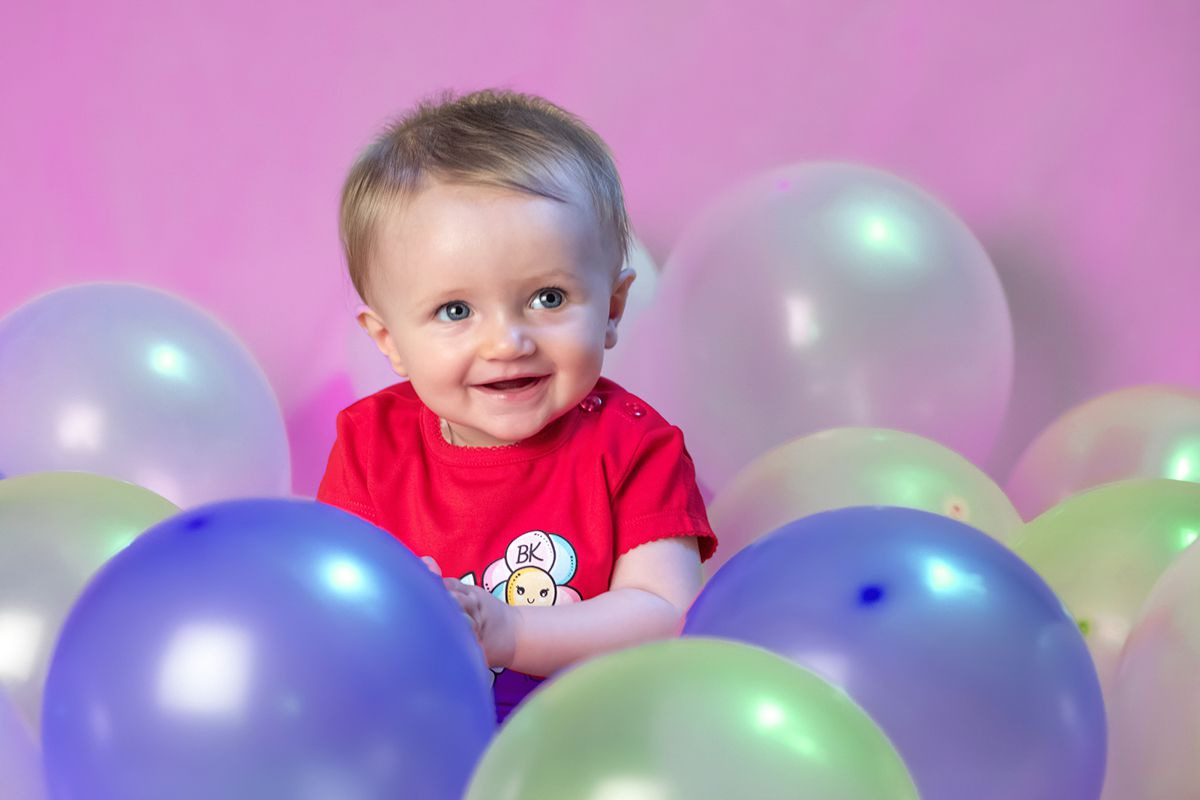 a brincar com os balões