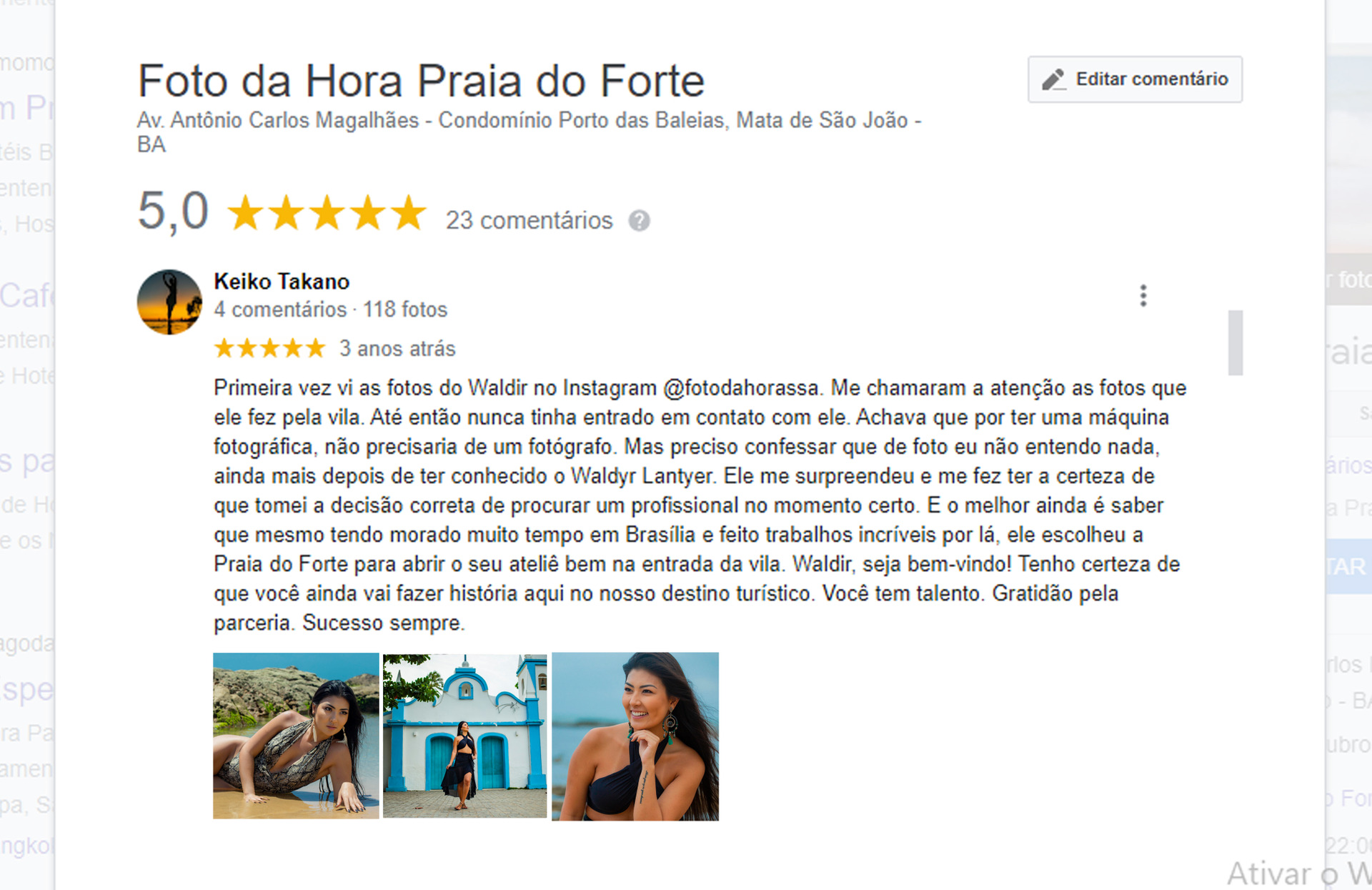 Depoimento Waldyr Lantyer Fotografia