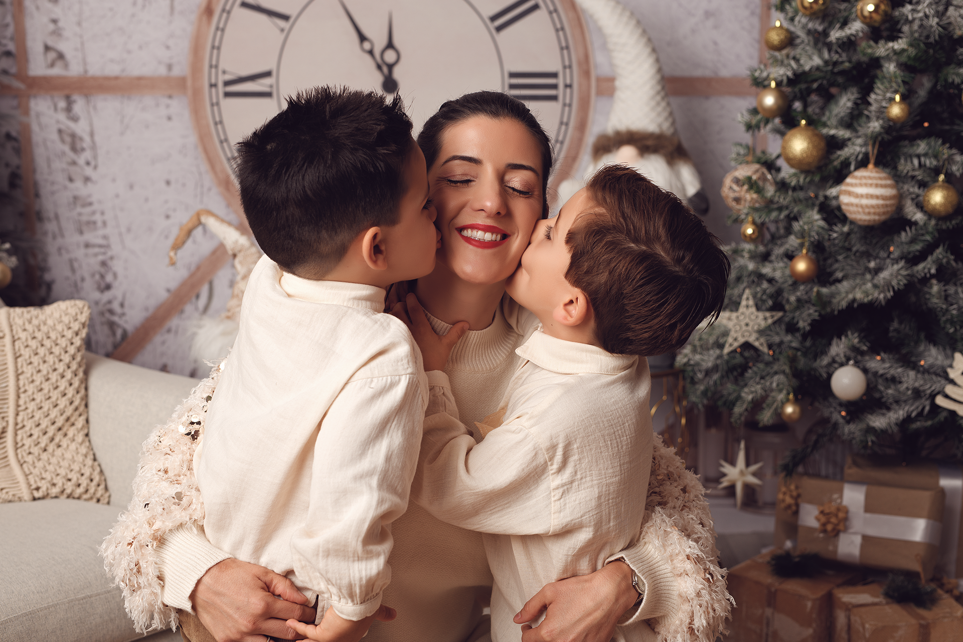 Cenário alusivo às sessões de Natal de 2022