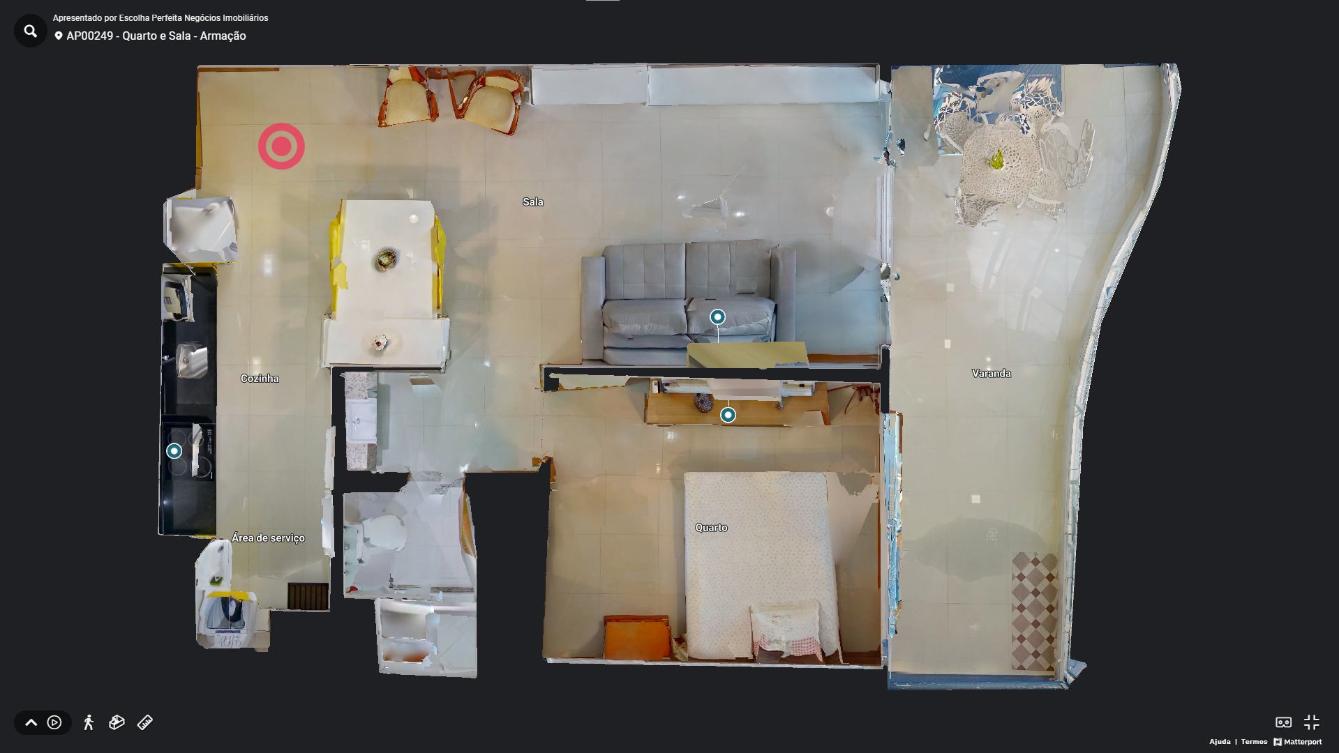 Planta baixa do apartamento