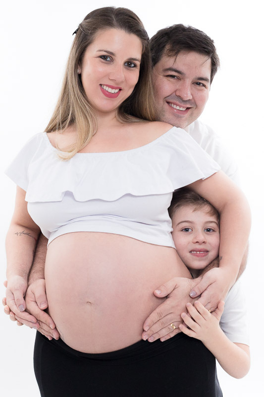 Ensaio Gestante de Laura - Estúdio Ricardo Leão - Bento Gonçalves