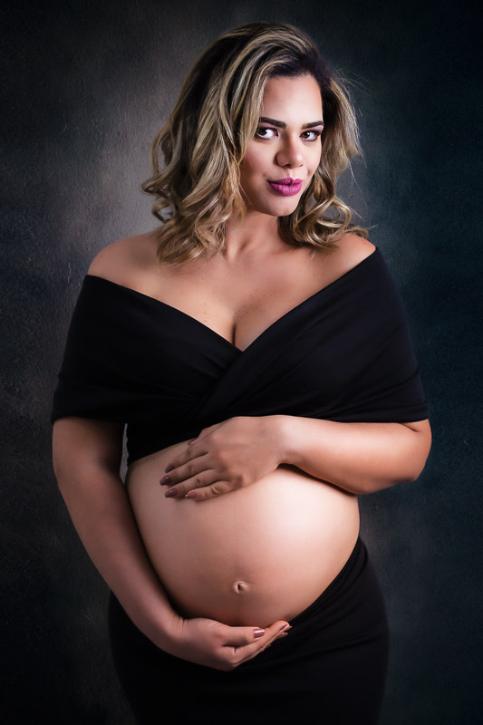 Ensaio Gestante de Jaqueline - Estúdio Ricardo Leão - Bento Gonçalves