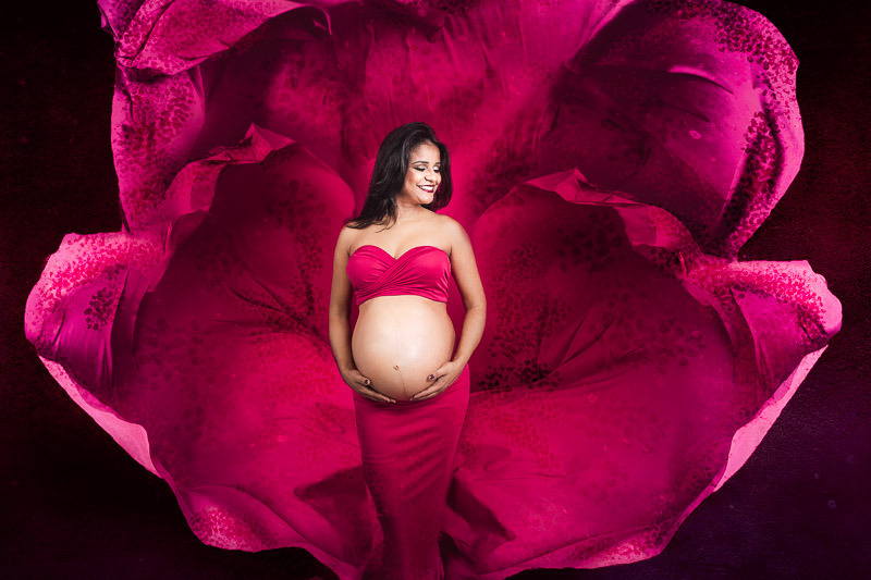 Ensaio Gestante de Aline - Estúdio Ricardo Leão - Bento Gonçalves