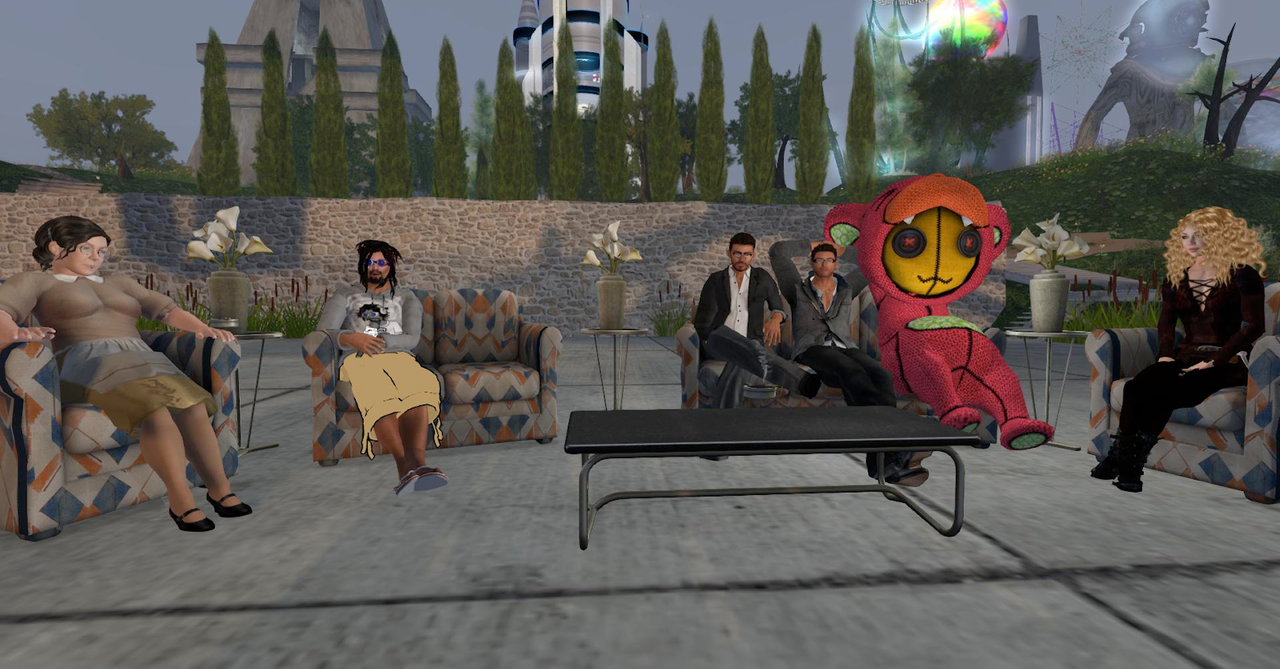 Uma reunião no Second Life 