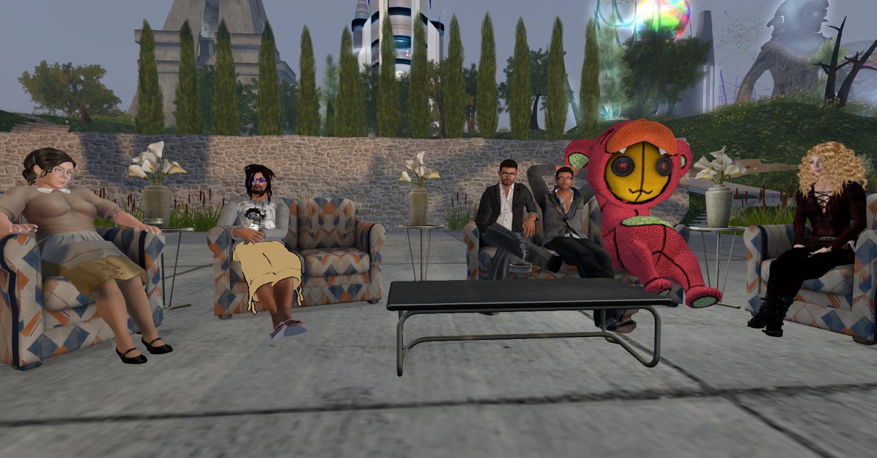 Uma reunião no Second Life
