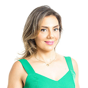 Retato da nutricionista Dani Caparros