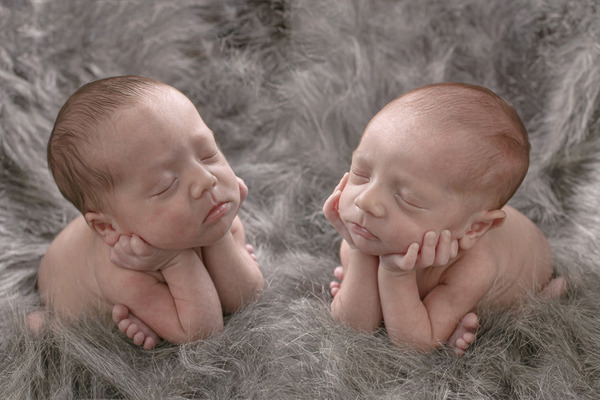 Gêmeos Bebê Reborn Twin Menina Menino 2 Bebês