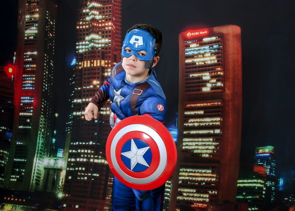 Ensaio temático Flavinho - Capitão América