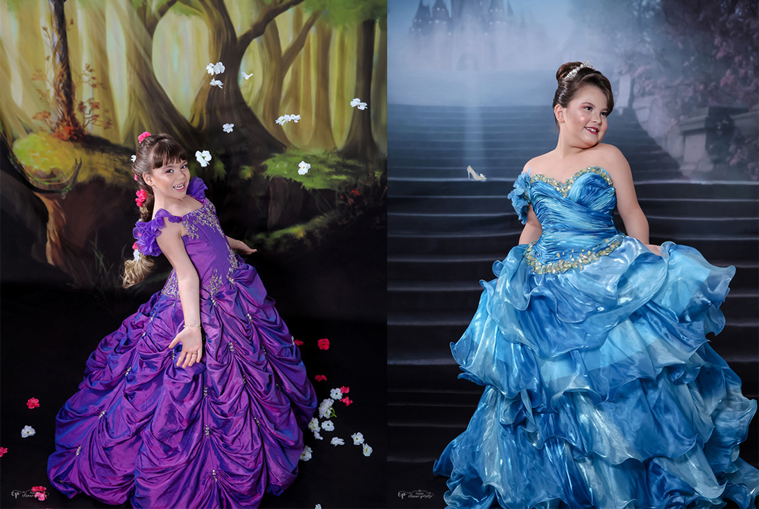 Ensaio temático Rapunzel Kamilly e Cinderela Duda