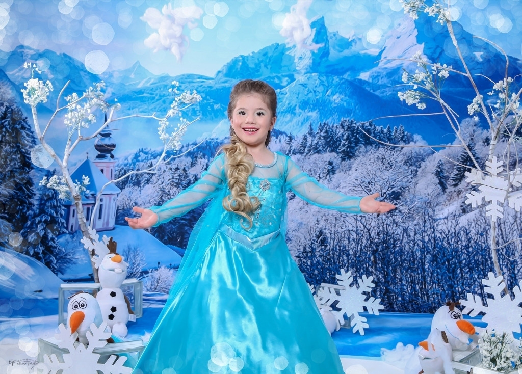 Ensaio temático Laura - Frozen - dançando