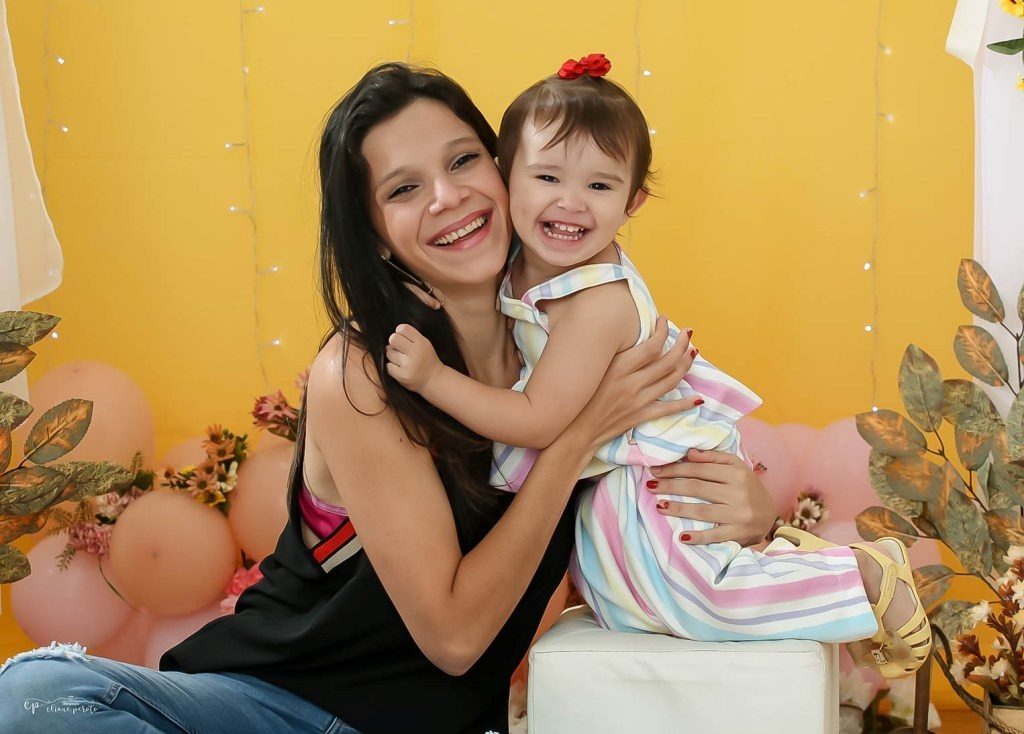 Ensaio dia das mães - Luara e mamãe