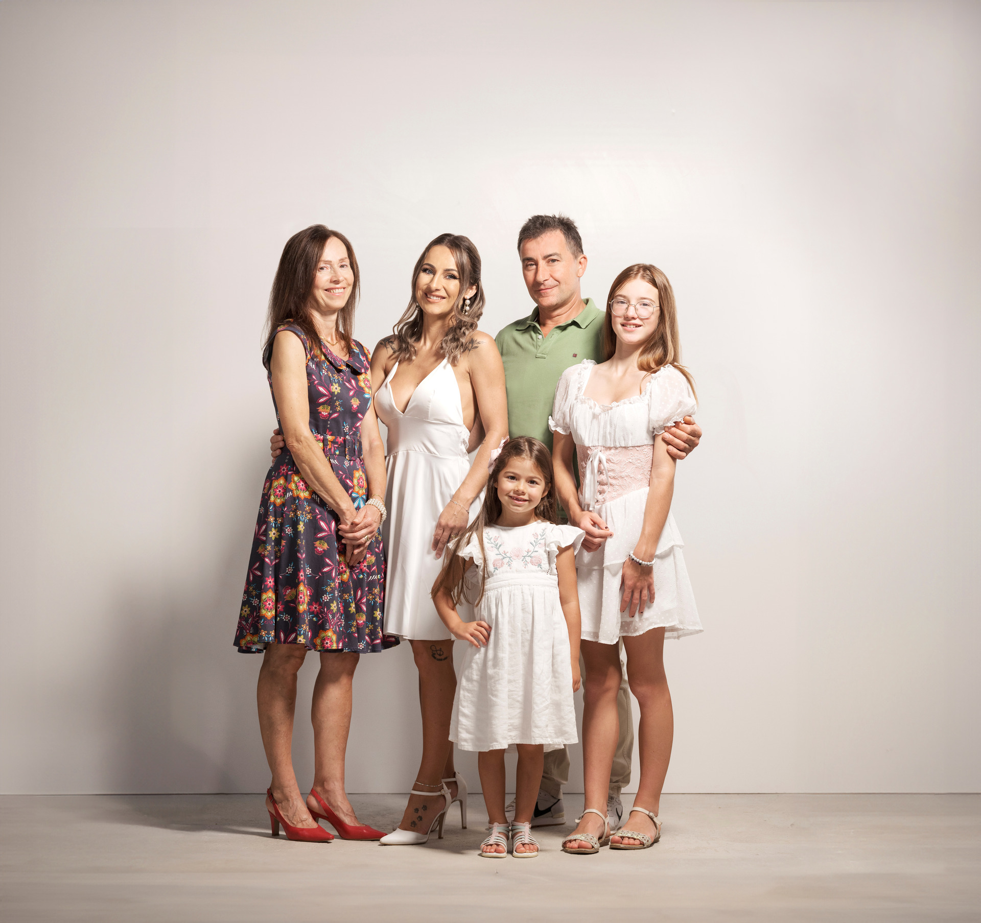 fotografia de familia no estudio