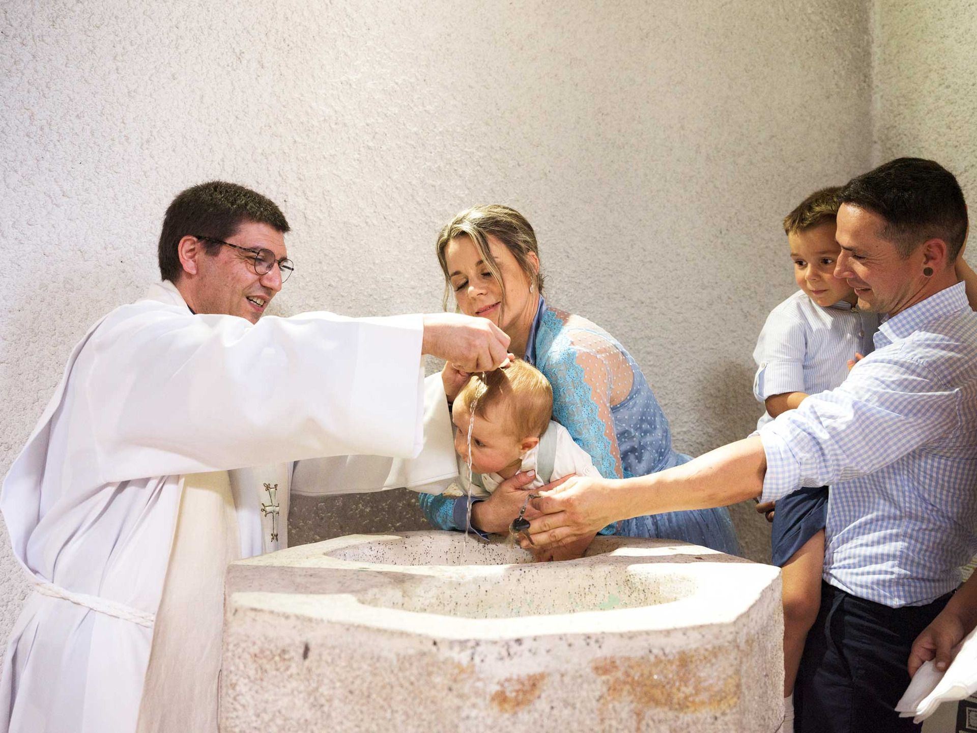 Fotografia durante Batizado