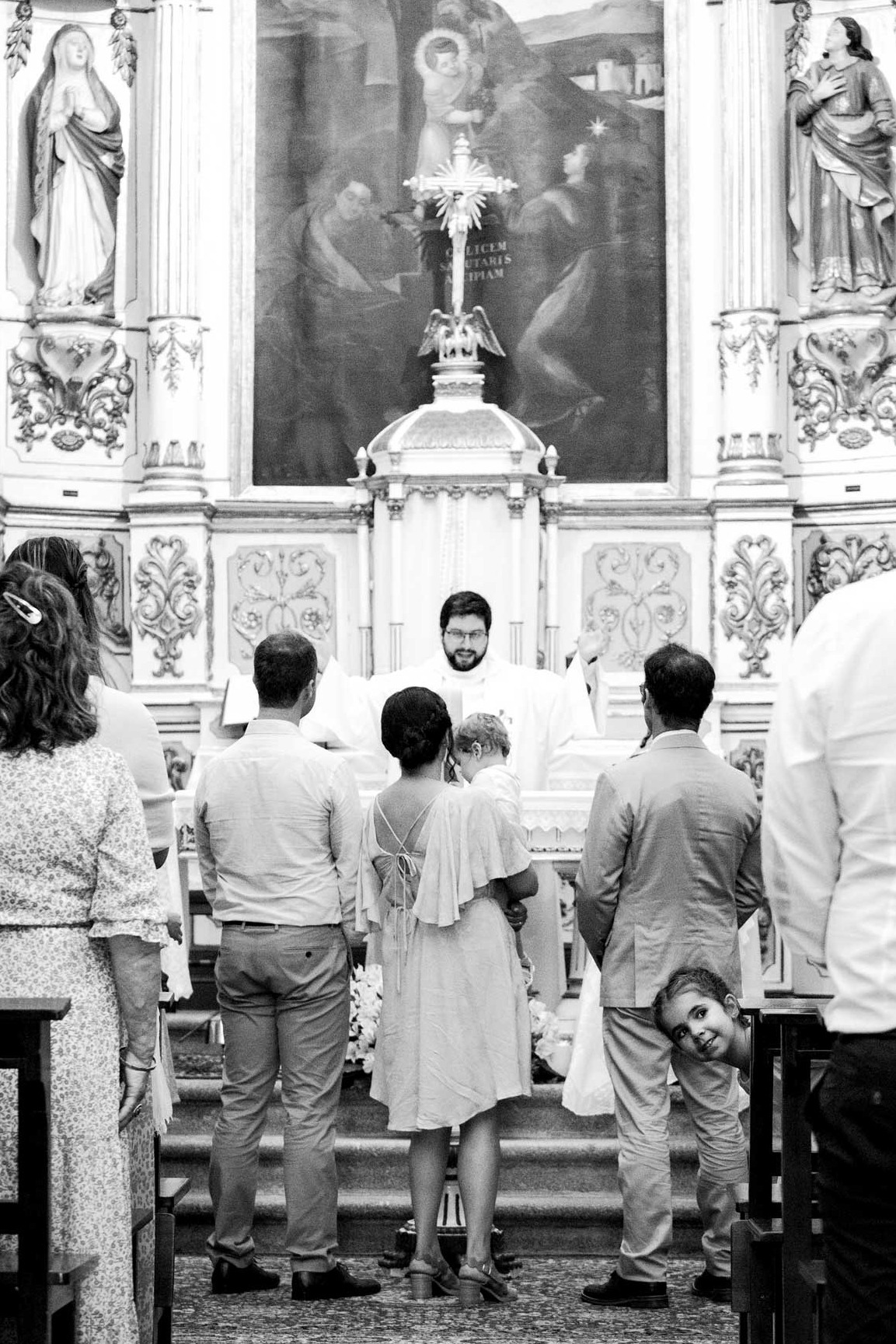 Fotografia de batizado Filipe Santos