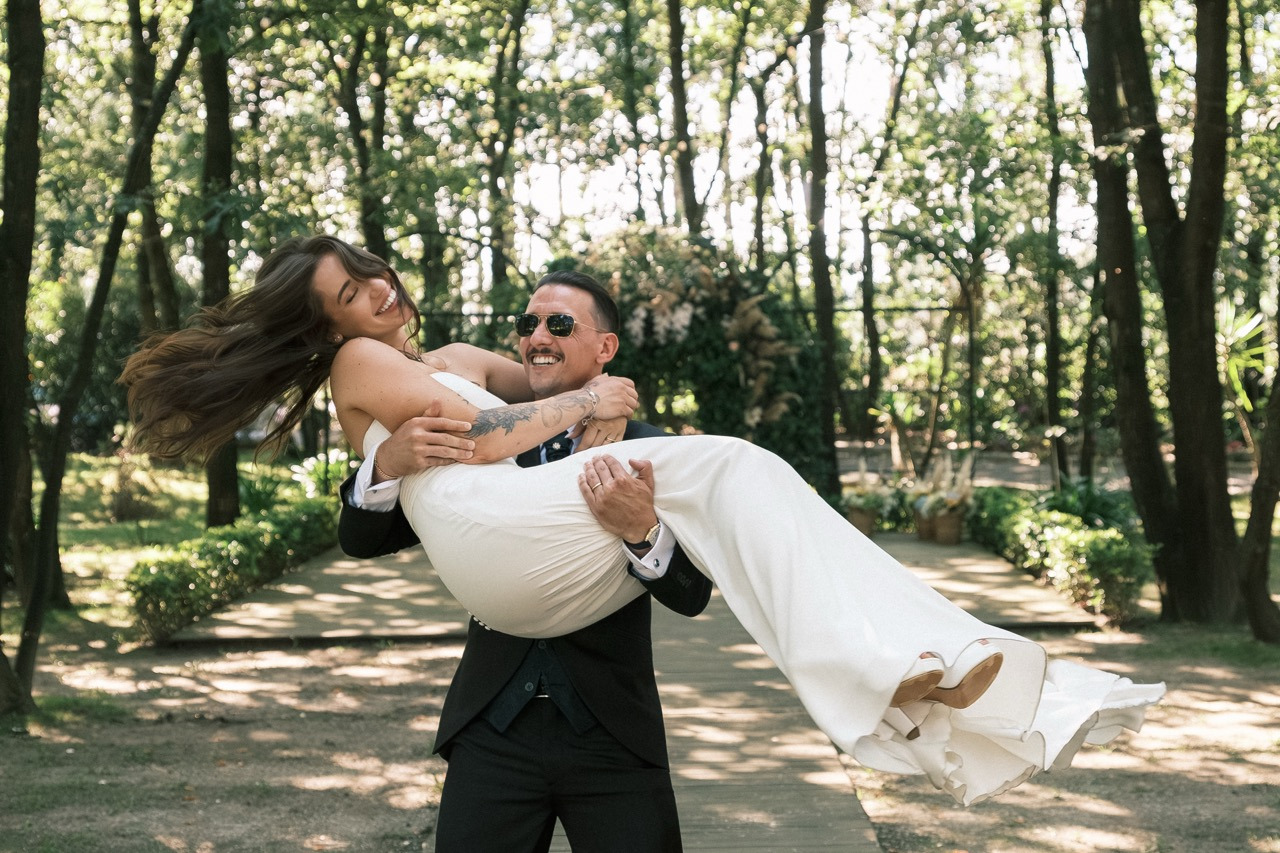 fotografia de casal festa