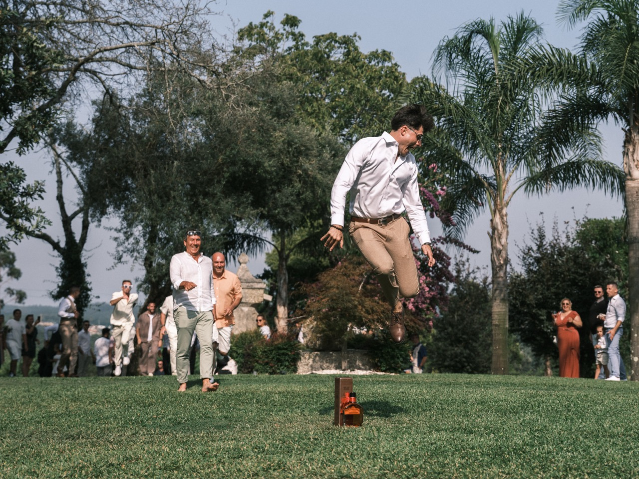 Fotografia de saida de casamento