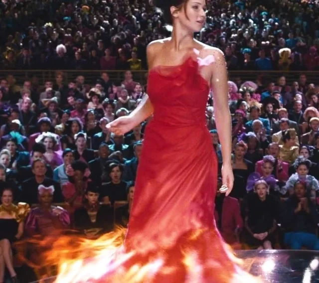 roupa de vestido vermelho