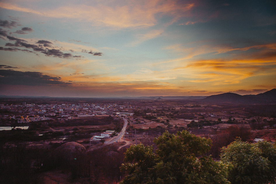 itaporanga, paraiba, sertao, sunset, por do sol, fim de tarde, fine art, cristo redentor