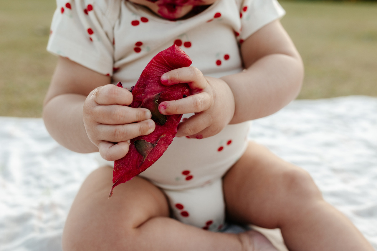 ensaio de piquenique com bebê no parque