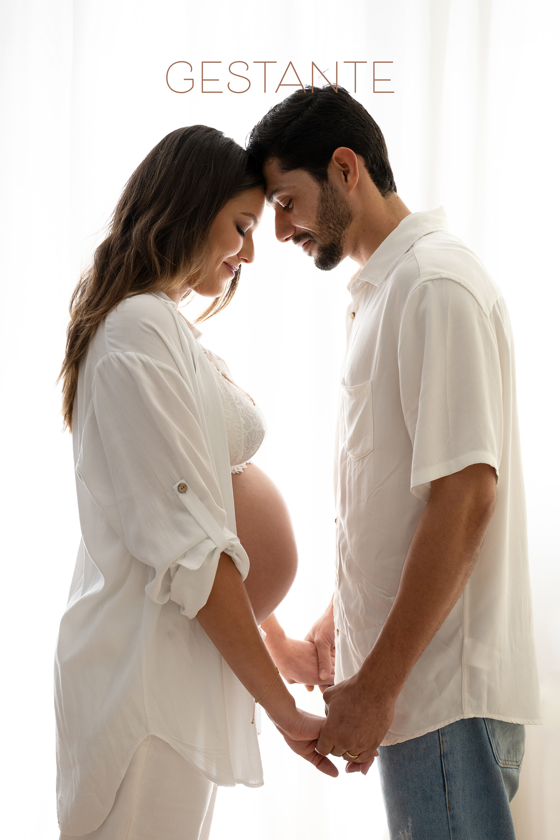 ensaio gestante no estudio