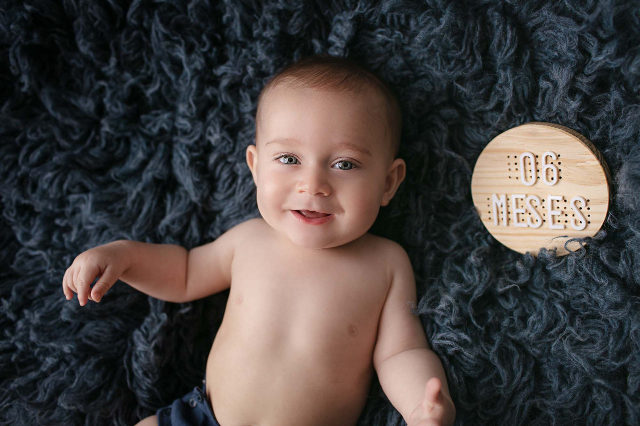 Marques Studio fotos de bebê de 6 meses