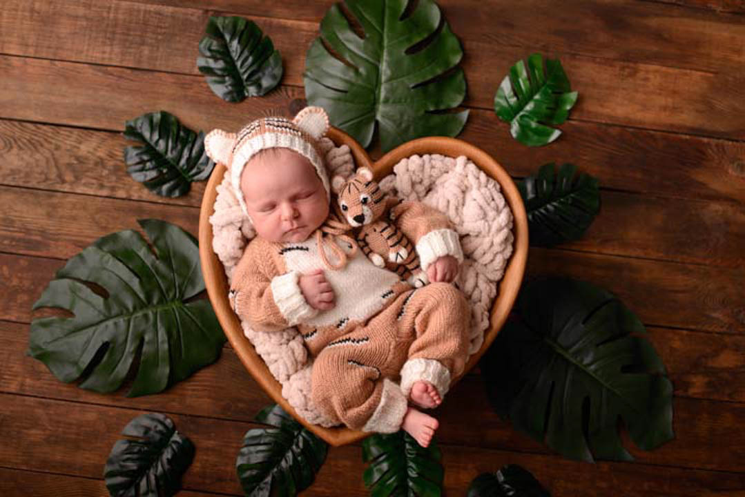 Foto de bebê mesversário