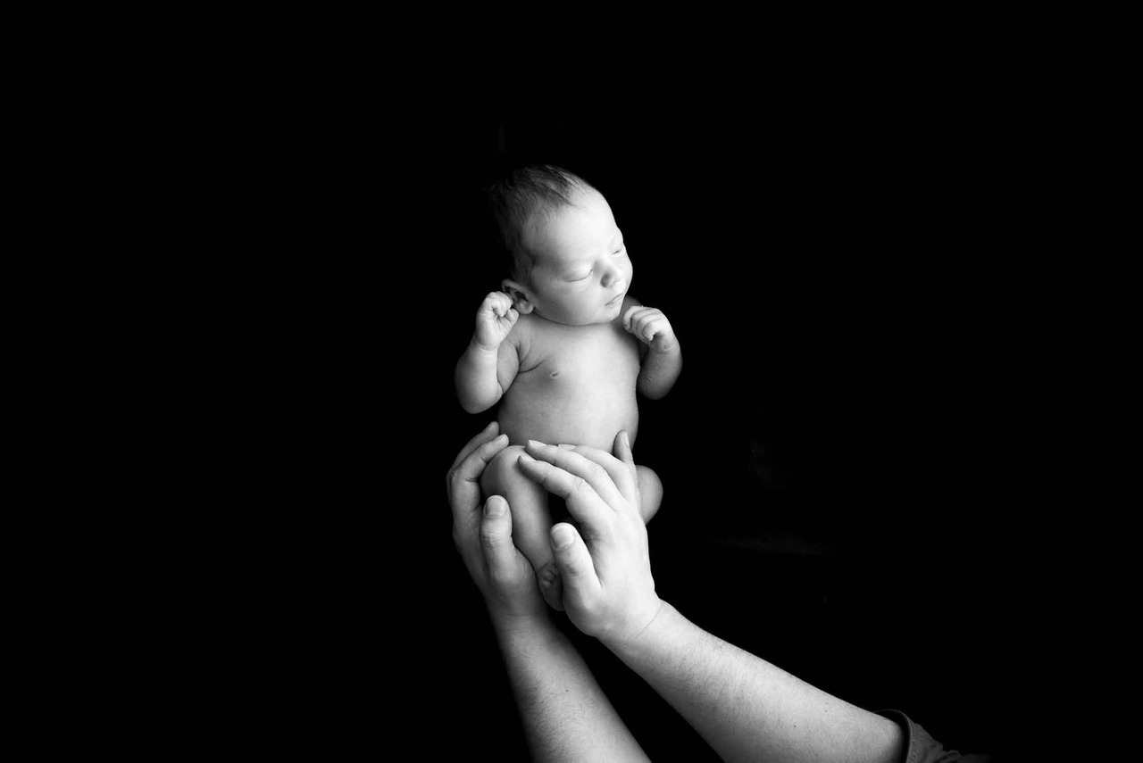 Foto de recém nascido no hospital
