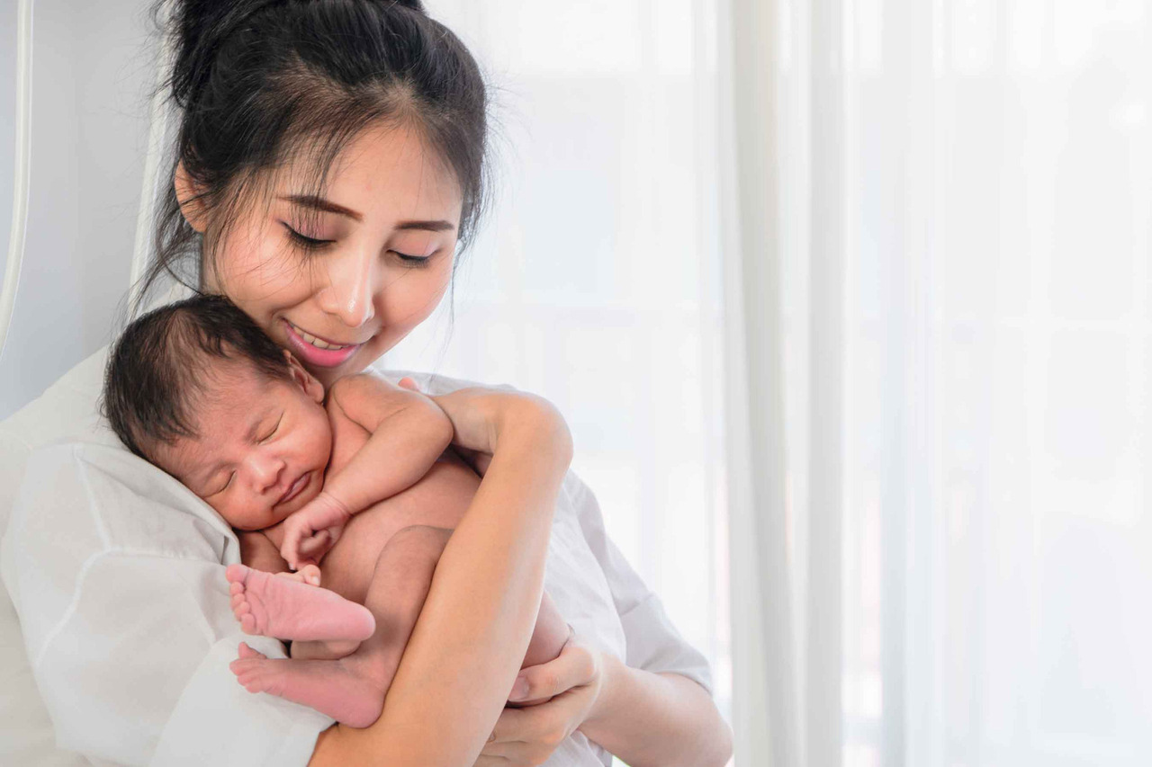 Foto de bebê recém-nascido