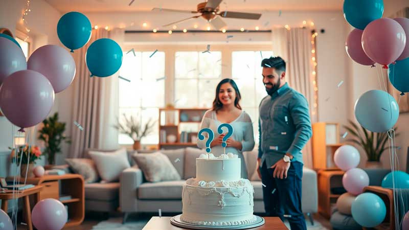 Chá revelação fotografia