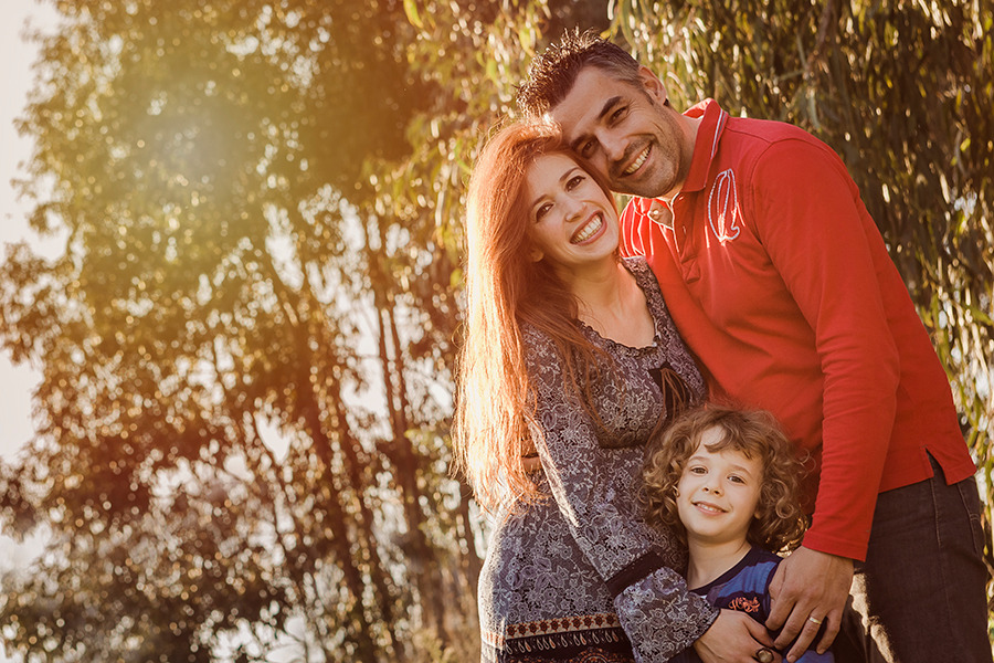 sessão família natureza