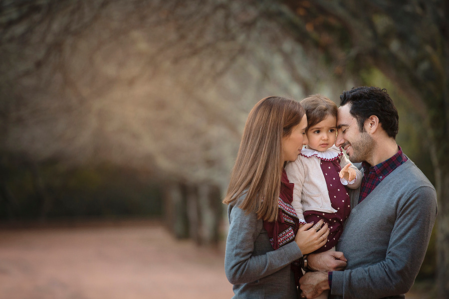 sessão de família na natureza
