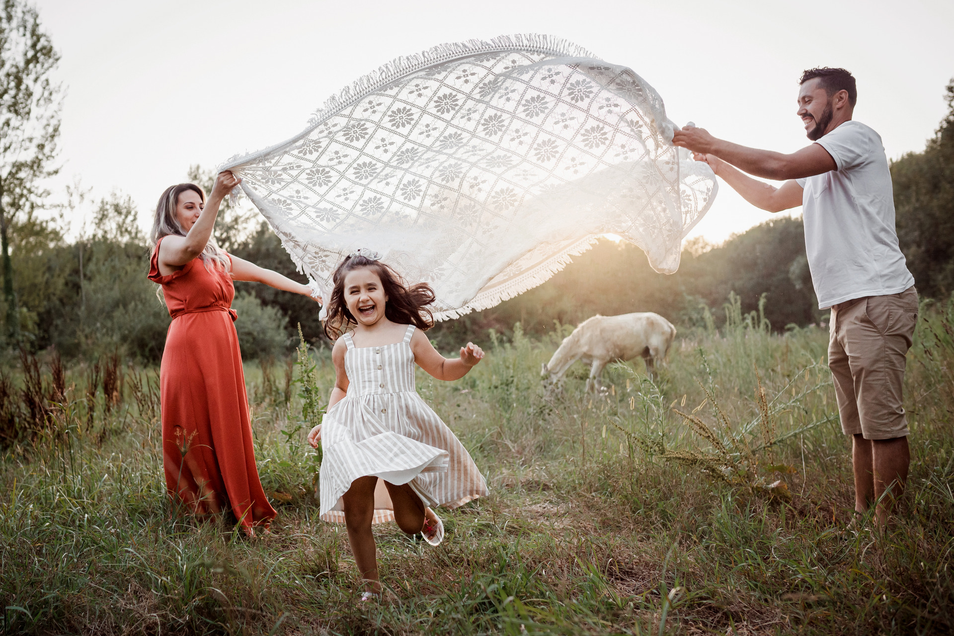 sessão de família na natureza