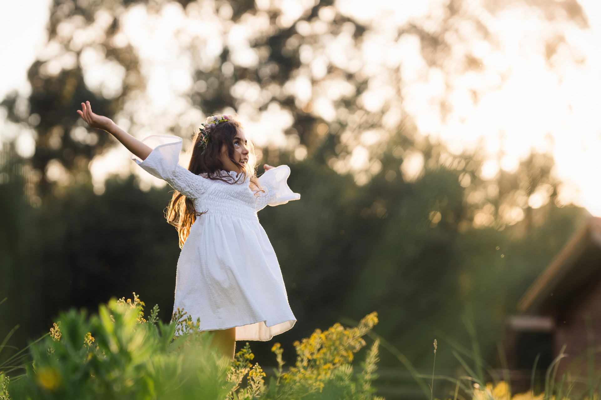 sessão de bebé na natureza