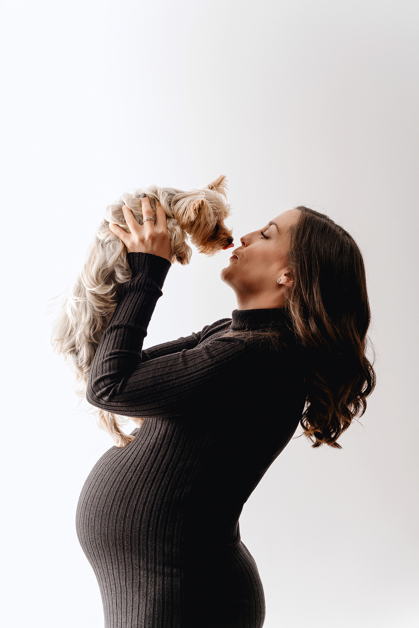 Sessão maternidade estúdio