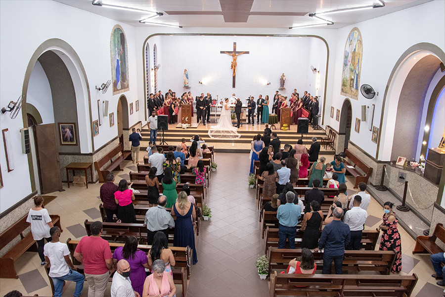 Casamento na Igreja Nossa Senhora de Fátima em Lins-SP fotografo em lins