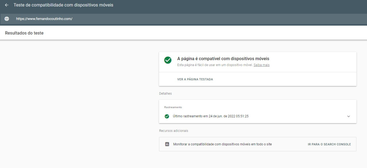 Ferramenta de Análises de Dispositivos Móveis do Google