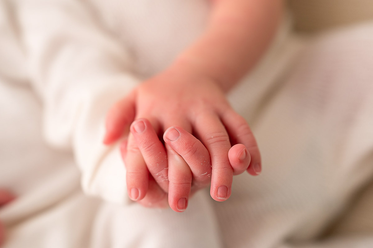 Mãos de bebê