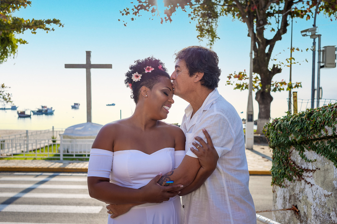 Ensaio wedding no bairro de São Francisco em São Sebastião