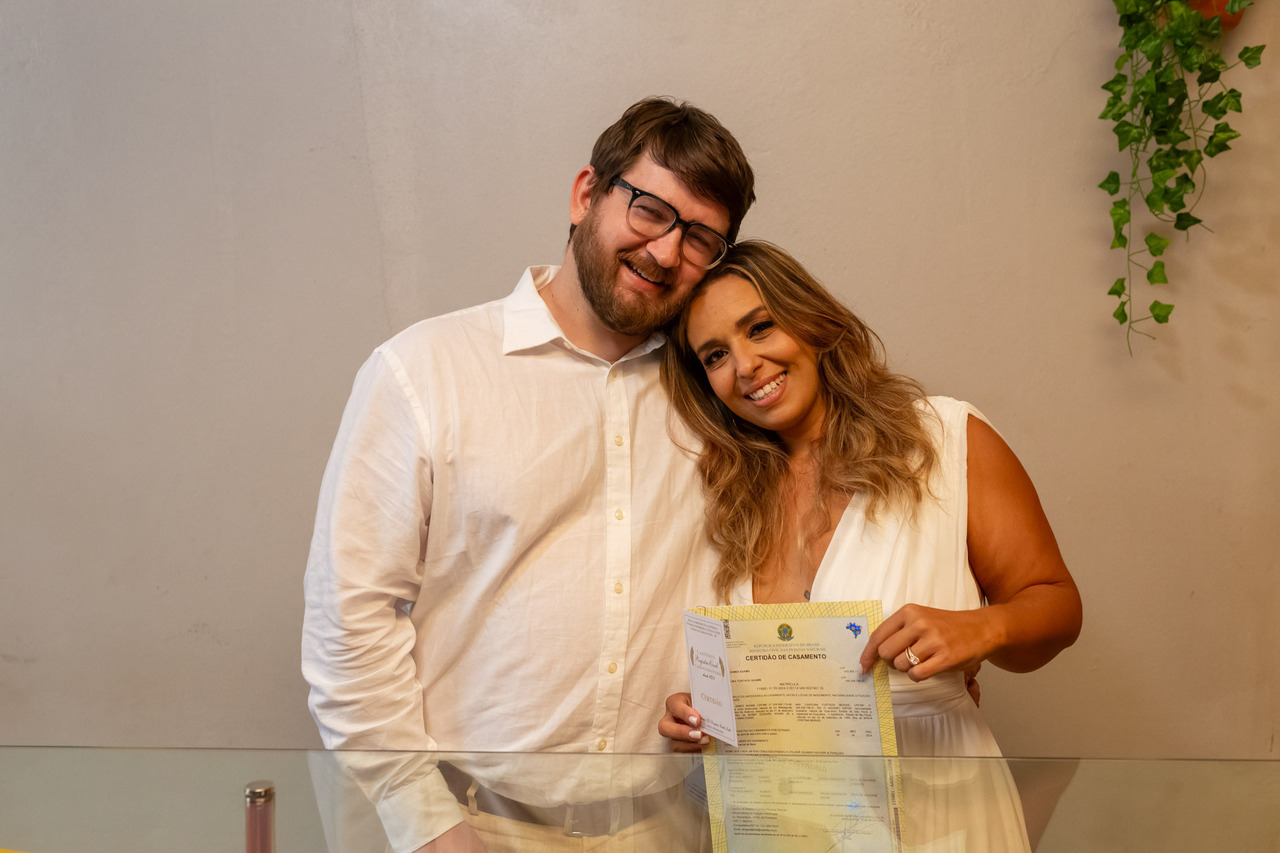 Casamento no Civil - Cartório em Caraguatatuba - Casamento da Carol e Cristian