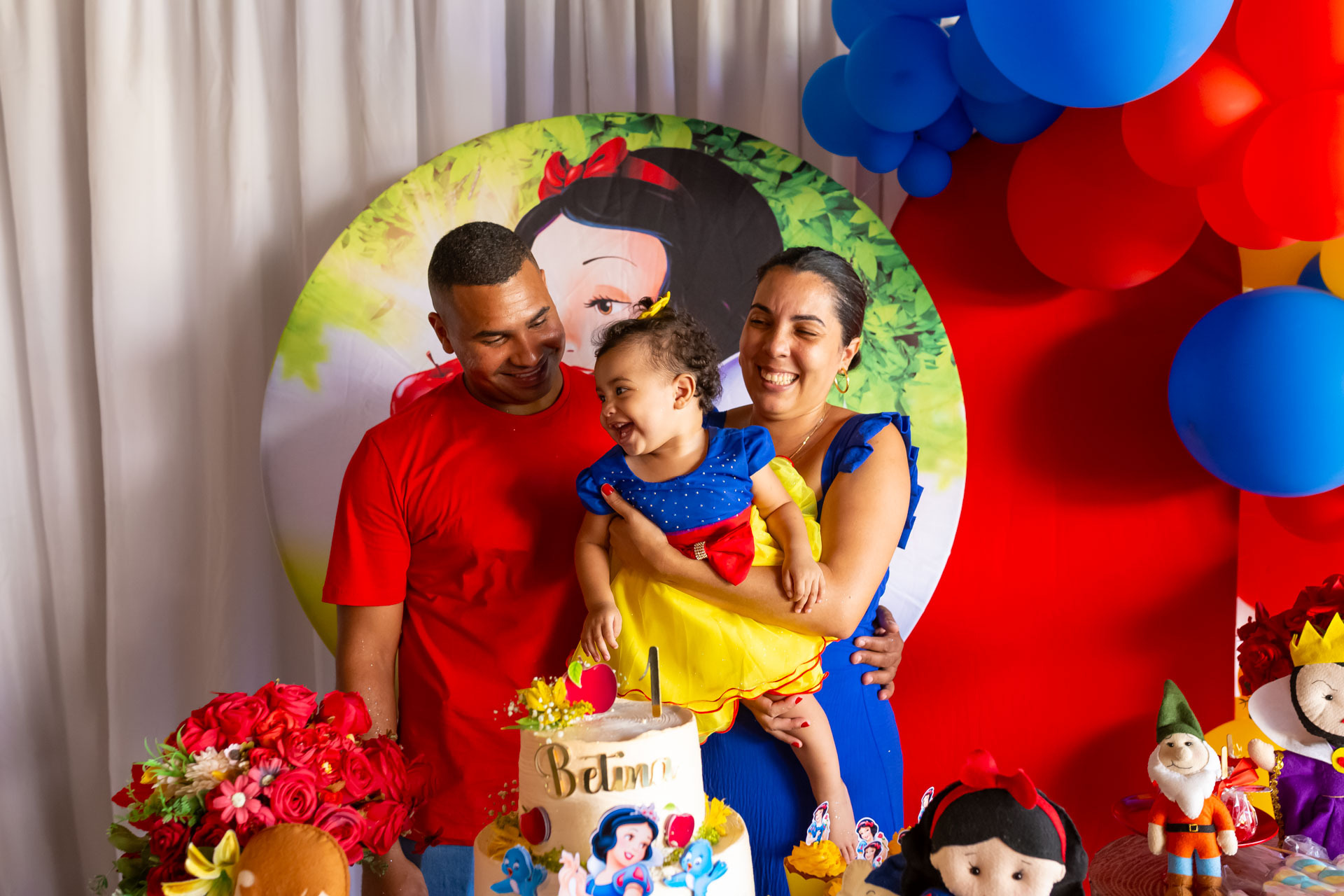 Fotógrafo de Aniversário em Caraguatatuba - Aniversário da Betina - 1 aninho