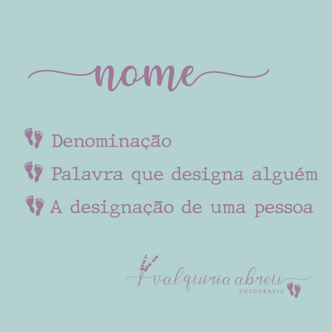 1 Significado Dos Nomes