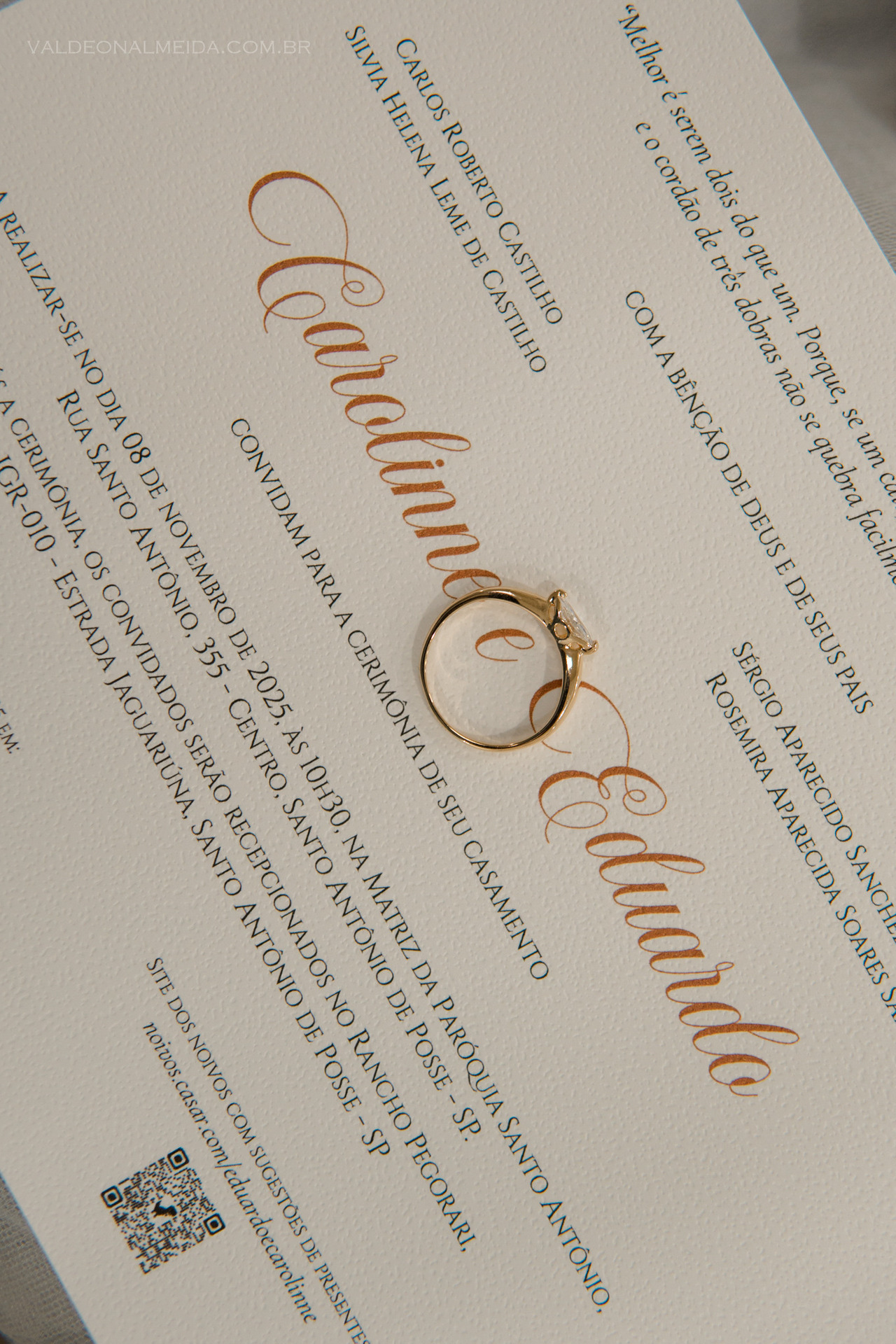 Fotografia e filmagem documental de casamento