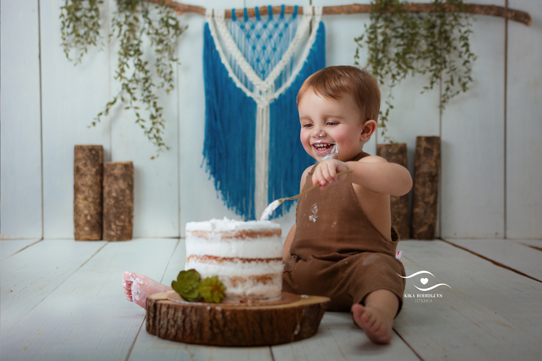 Ensaio Cake Smash, Kika Rodrigues Fotografia, Guarulhos