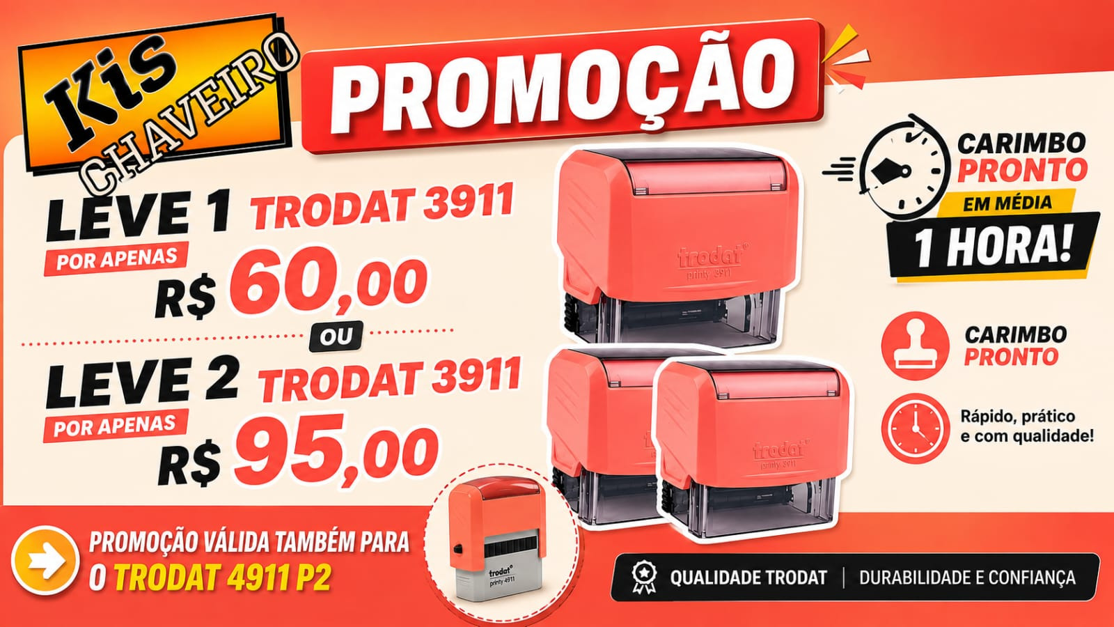 Promoção trodat 3911