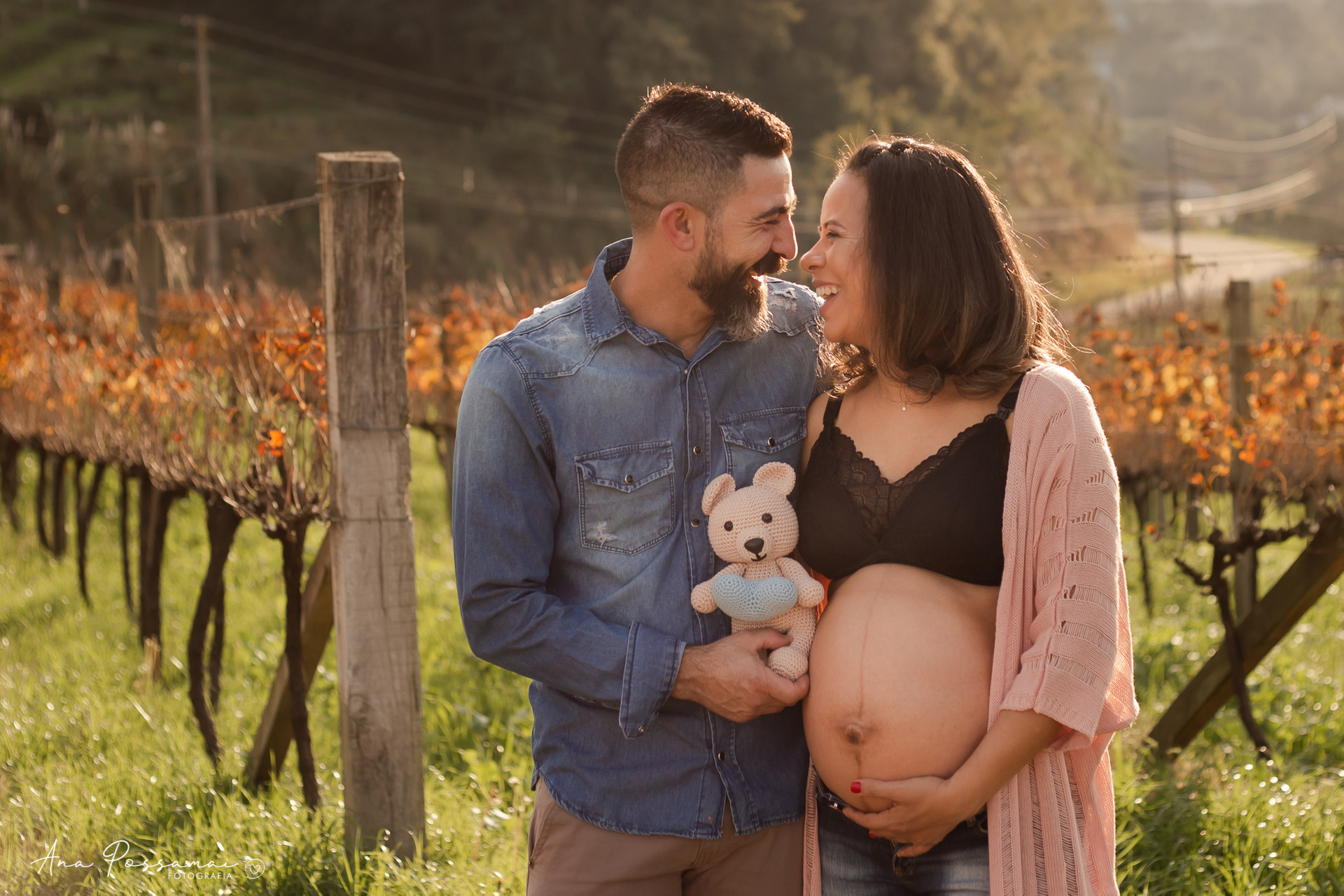 ensaio gestante na vinicola don laurindo em bento gonçalves
