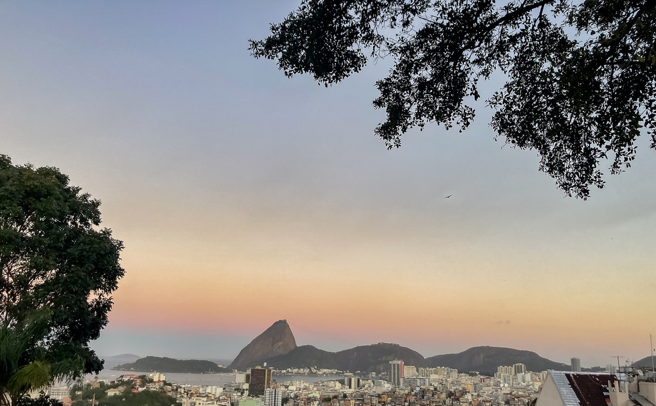 morro pão de açúcar, vista do Parque Glória Maria